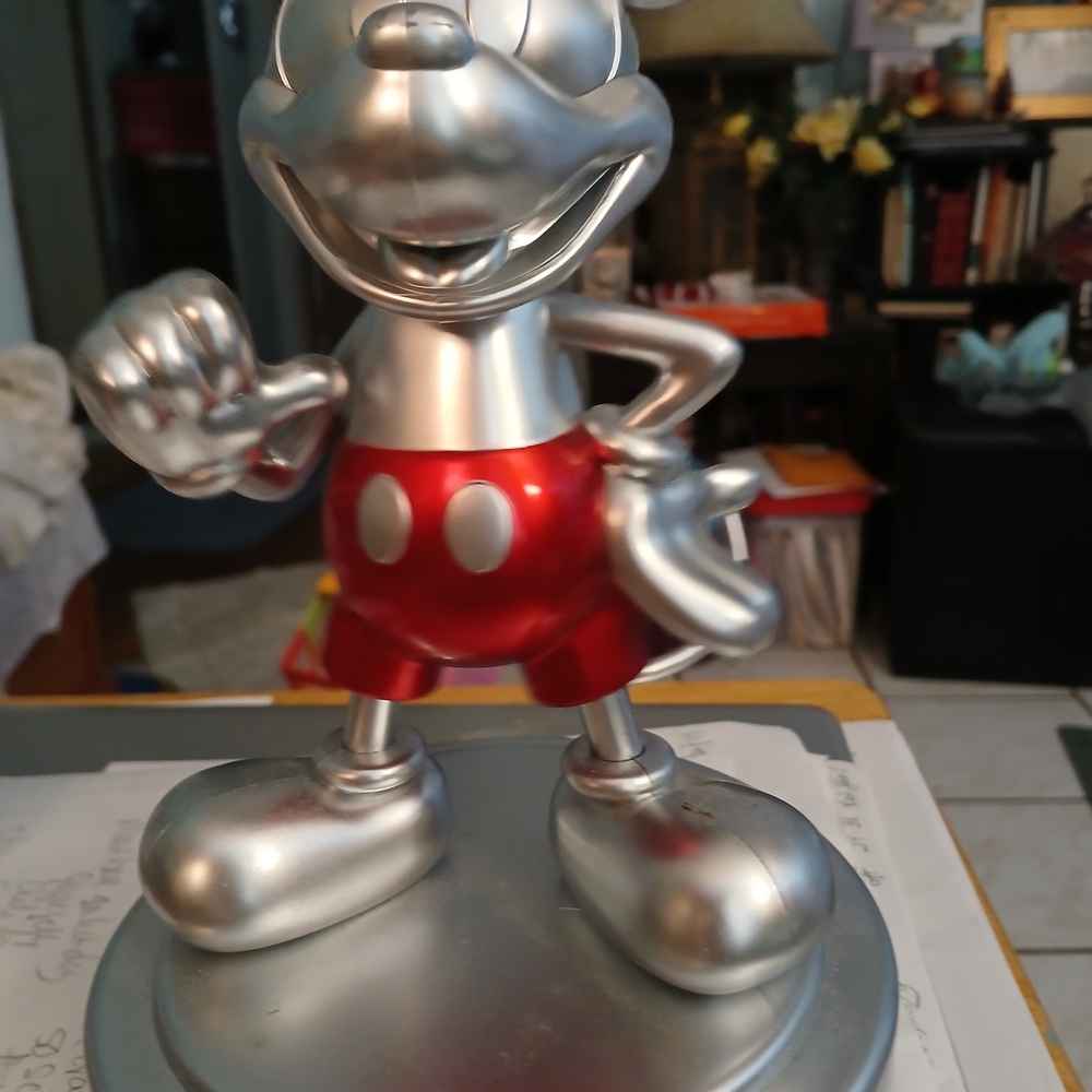 Disney Silver and Red Action Figure
